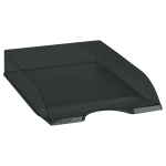 Лоток для бумаг горизонт. тонир. черный "Дельта" (Стамм)