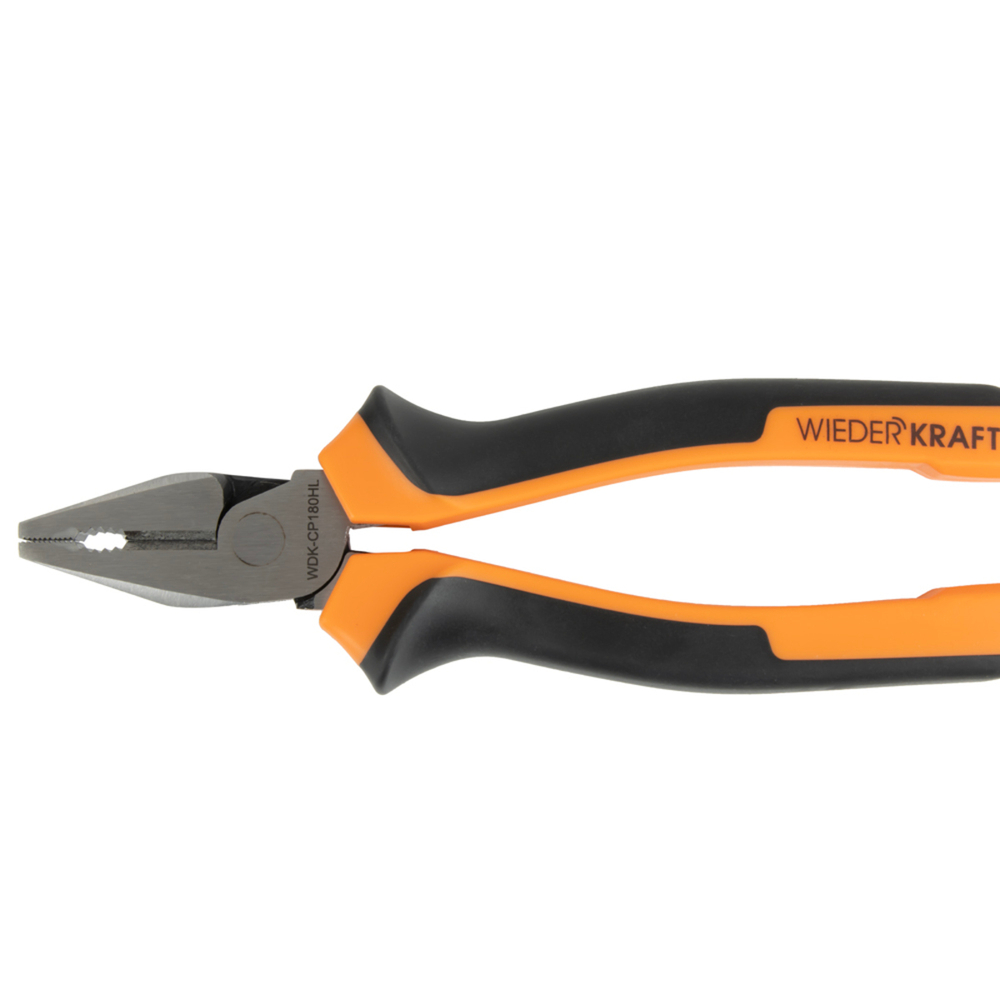 WDK-CP180HL Плоскогубцы с двухкомпонентной рукоятью, 180 мм