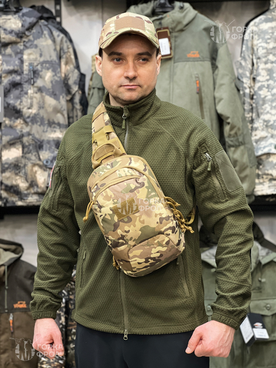 Сумка однолямочный тактический 7.62, 7 л, Мультикам