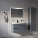 Зеркало с подсветкой 3 в 1 IDDIS Uniq, два навеса, 80/60 см, UNI8060i98