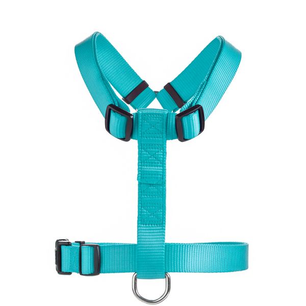 Шлейка для собак, Hunter Smart Ecco Sport S (30-45/33-54 см), нейлон бирюзовый