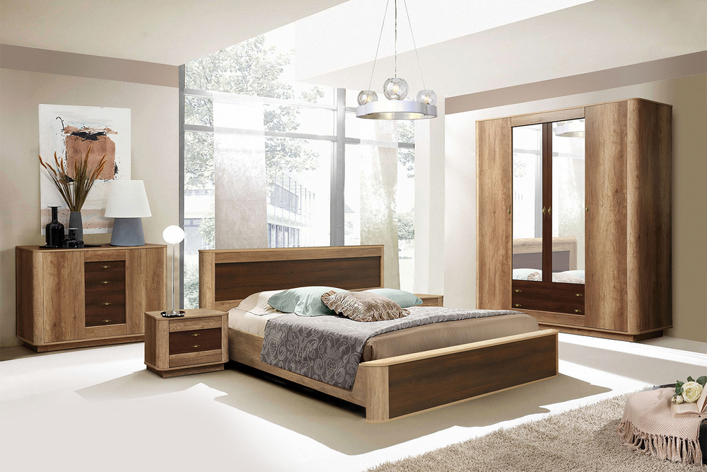 Комод комбинированный Фантазия 34.11, Дуб каньон, Дуб кальяри