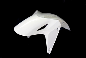 61110-MGZ-D10ZF (61110-MGZ-D11ZF), FENDER SET, FR. (WL) *TYPE1*. Front Fender Honda CBR500R, WHITE, 2013-2015