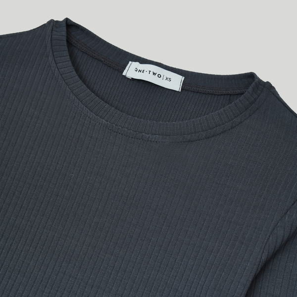 LS Ribbed T-Shirt Nine Iron