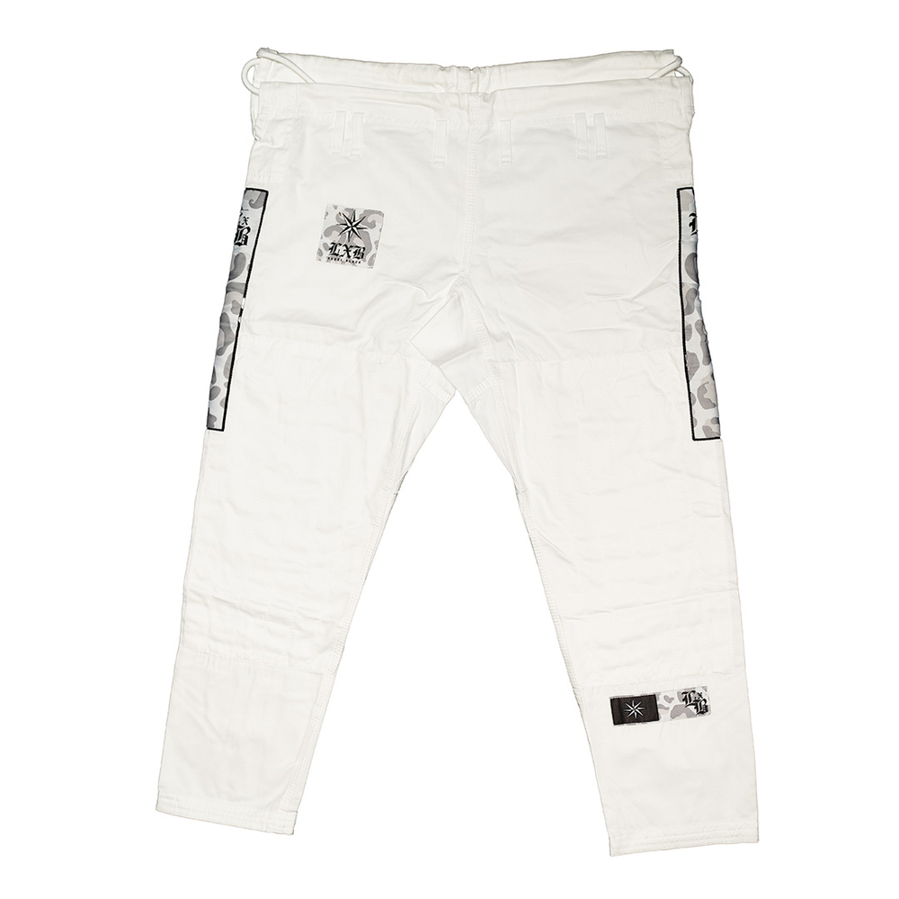 Кимоно Level x Black NINJA SHIT V3 WHITE