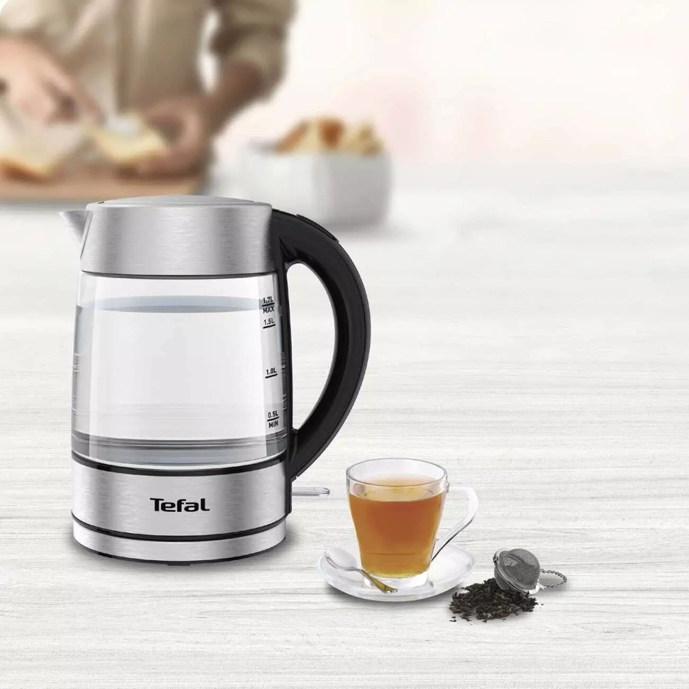 Электрочайник Tefal Glass Stainless Steel KI772D32 (y)