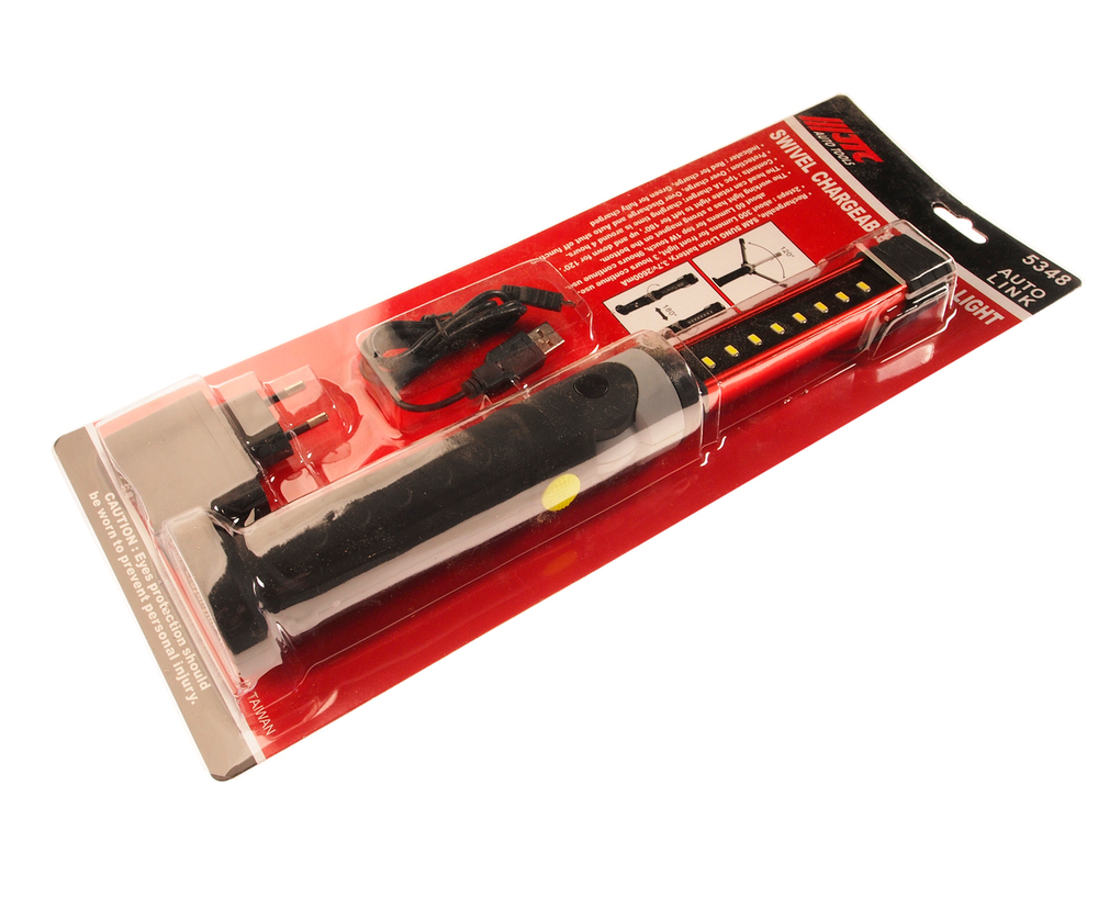 Лампа переносная аккумуляторная светодиодная поворотная на магните JTC