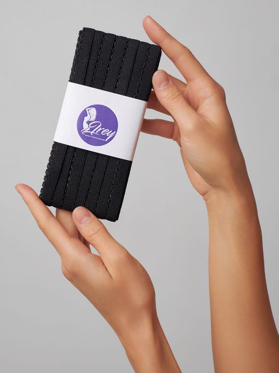 170 641/10 Резинка отделочная Lauma 10 мм, черный 170