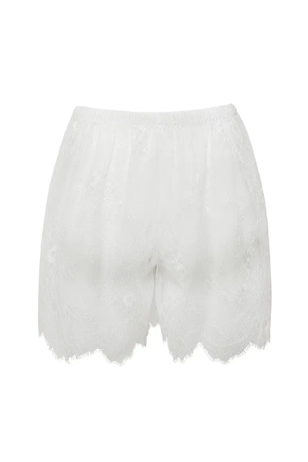 "Petals of Tenderness" Шорты прозрачные из кружева.