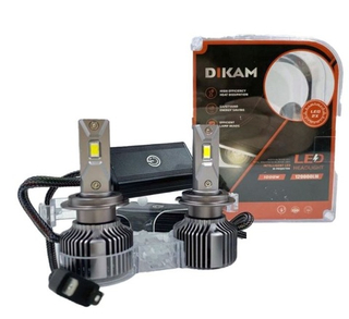 Автолампа LED НB3/HB4/HIR2 9012 к-т Dikam T10 (радиатор+вентилятор) 1000w 12000lm