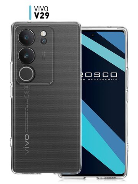Чехол ROSCO для Vivo V29 5G (арт.VV-V29-TPU-01-TRANSPARENT )
