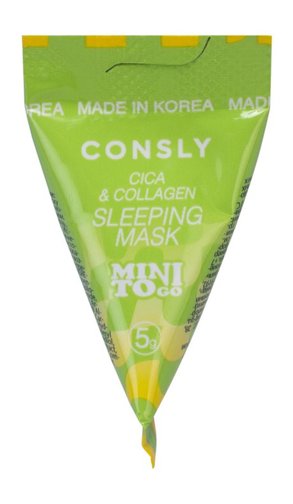 Маска для лица ночная с коллагеном и центеллой CONSLY Mini To Go Cica&Collagen Sleeping Mask 5 гр