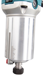 Фрезер кромочный,710Вт,10000-30000об/мин.,патрон 6-8мм,направляющая, антирестарт Makita RT0702C