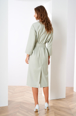 51269 Платье женское (дымчато-мятный)