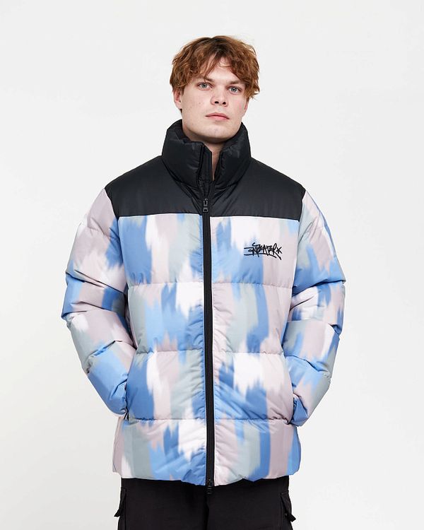 Пуховик AW24 Downjacket Print синий - фото 5