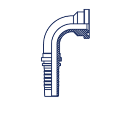 Фитинг DN 16 SFS 3/4 41.3 (90)