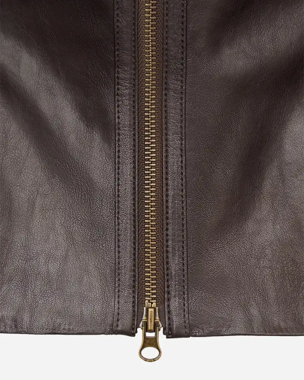 Куртка из экокожи с молниями