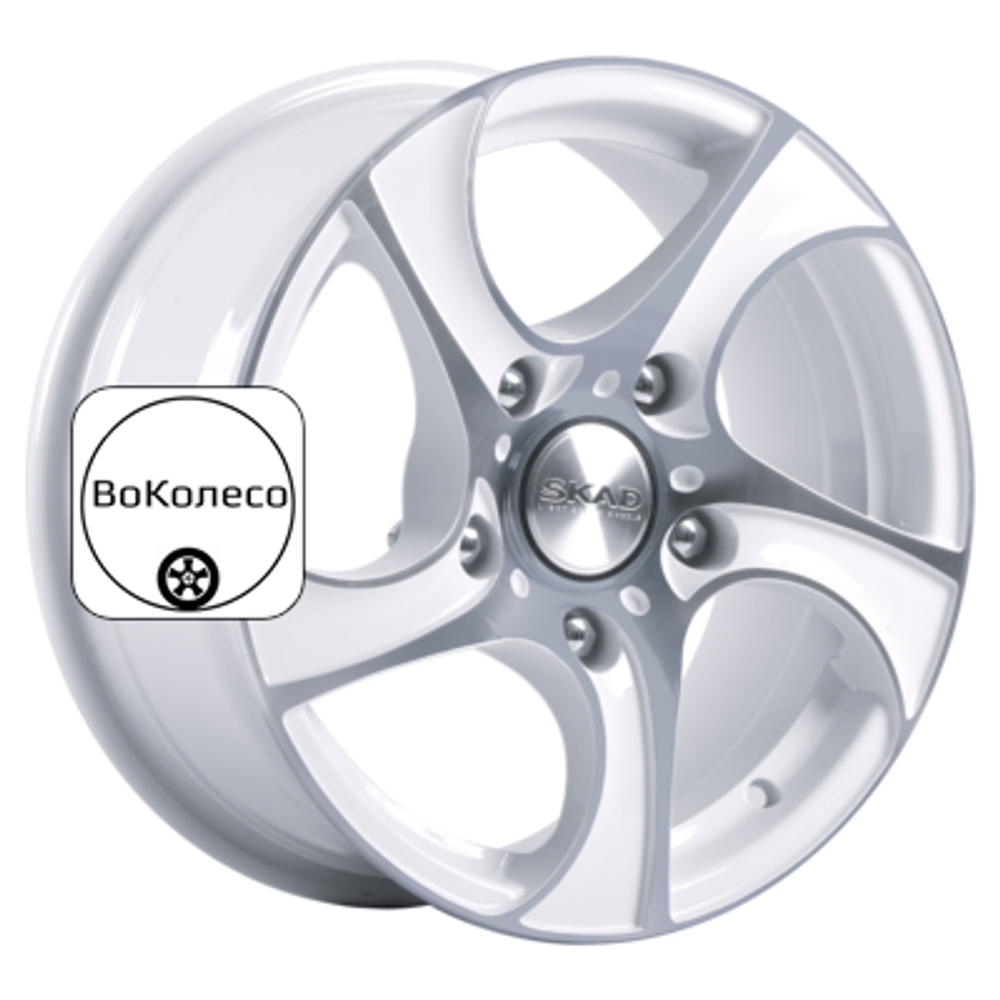 7x16/5x139,7 ET40 D98,5 Вихрь (КЛ162) Алмаз белый СКАД