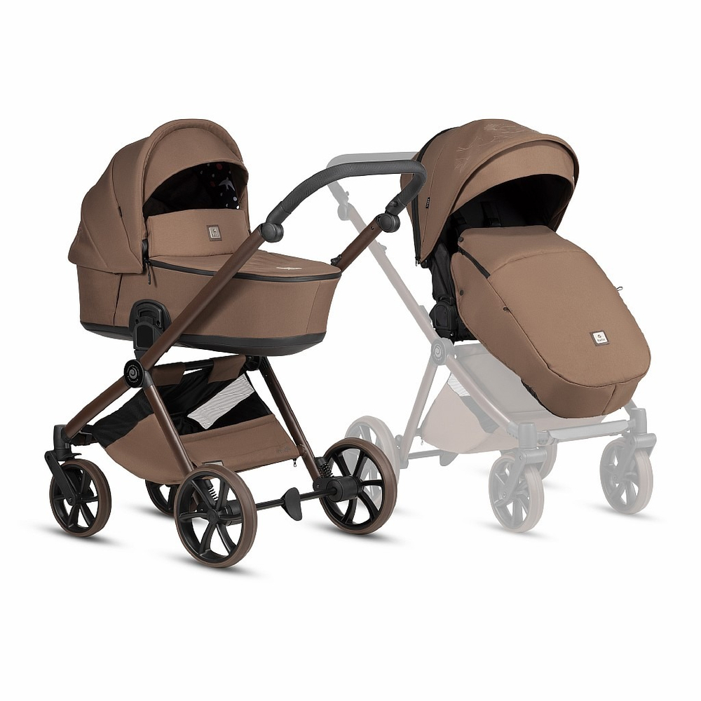Tutis Коляска 2 в 1 MIO 3+ Limited Hoopoe Brown