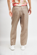 Брюки MARC AUREL 91694 хаки лен