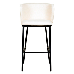 Стул барный Bergenson Bjorn Foggy букле молочный