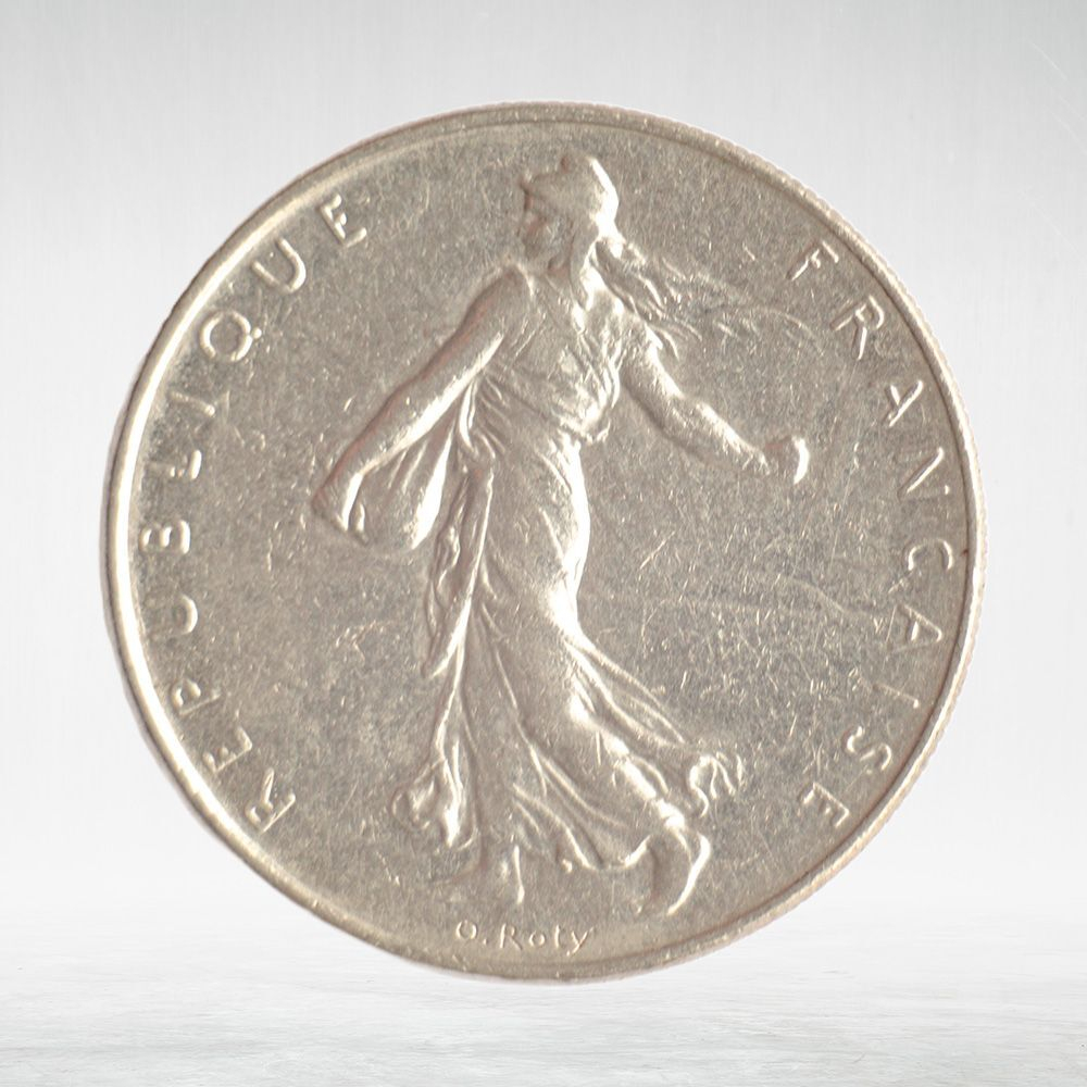 France, 1 Franc 1992 - Signature "O. Roty", VF