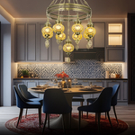 Citilux Каир CL419185 Люстра подвесная Мозаика Янтарь