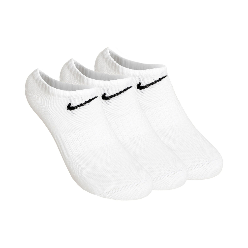 Nike Everyday Lightweight Tennis Socks 3 Pack - White, Black
