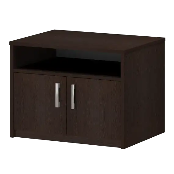 Тумба под оргтехнику АТ-10 Дуб венге 800x600x600 Арго