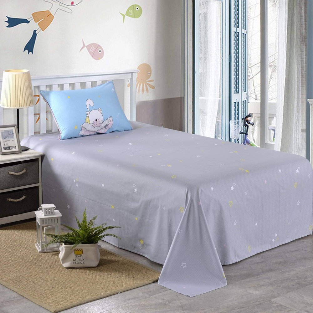 Детское постельное белье Sofi De MarkO Котофей голубое