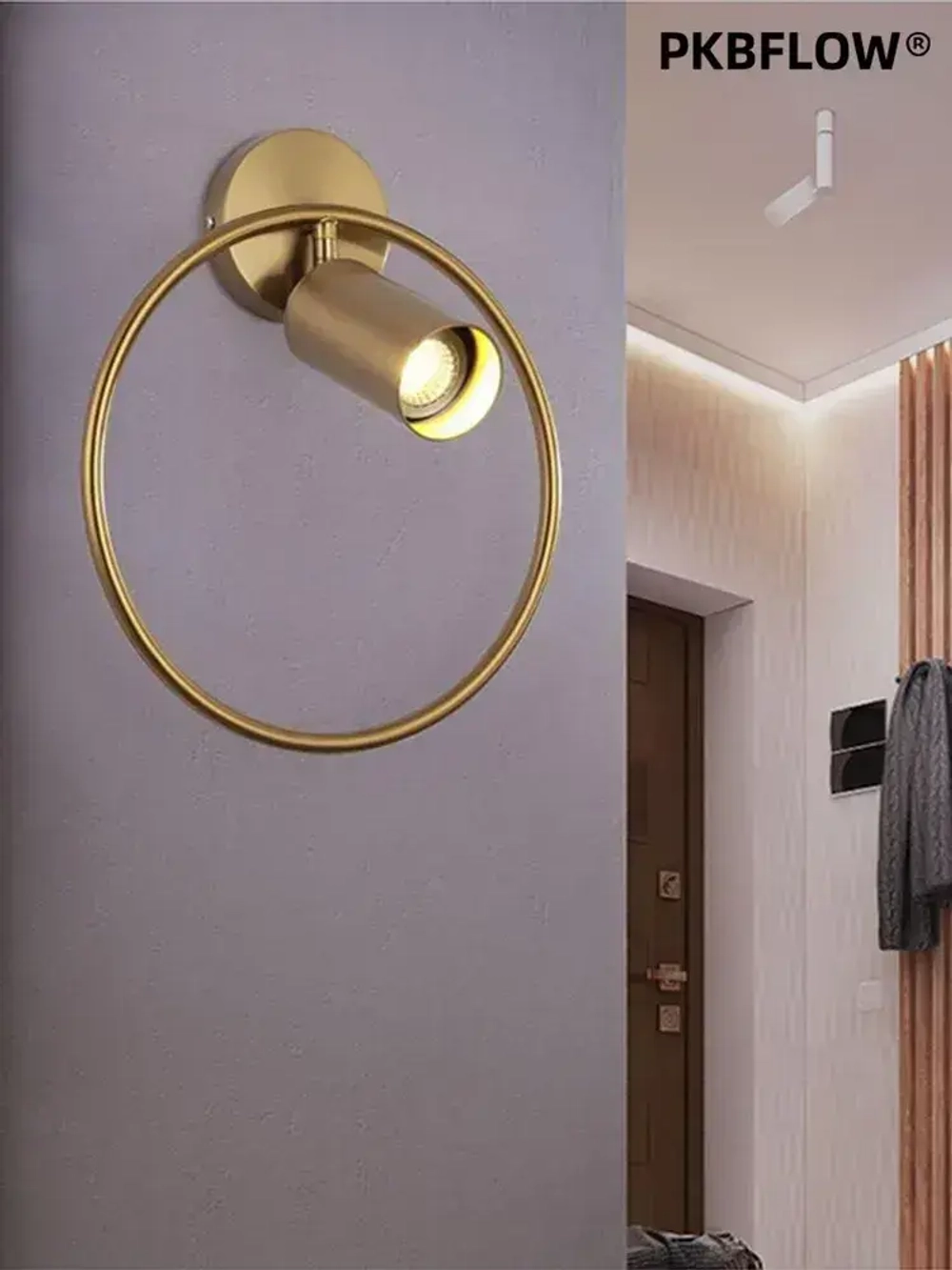 Бра,Настенный светильник,Трехцветный свет,4 Вт