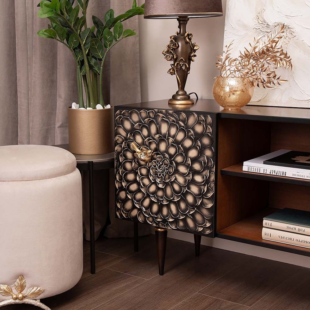 Тумба под ТВ Терра 155см Классик Каштан