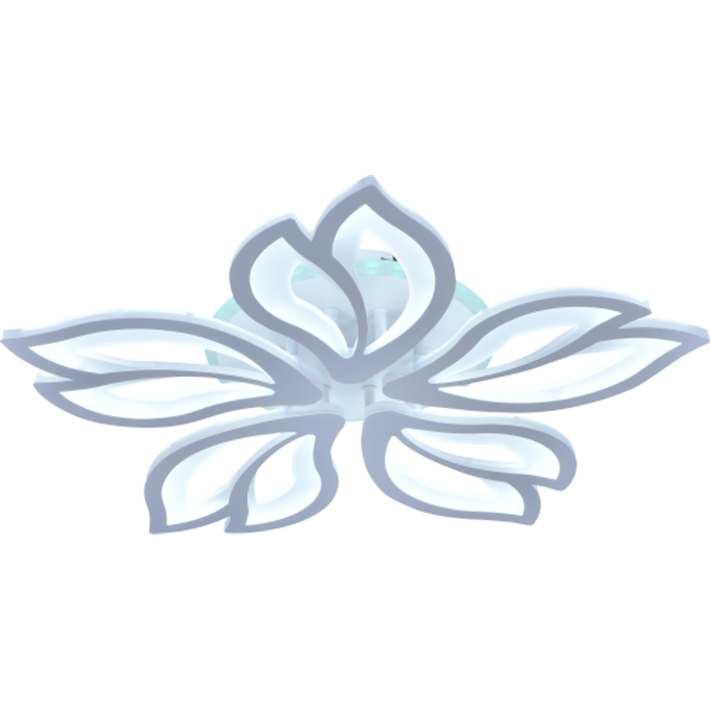 Светильник потолочный светодиодный Rivoli Claudia 6087-105 с пультом 110 Вт + 7 Вт 4000К - 6000К LED модерн | Rivoli