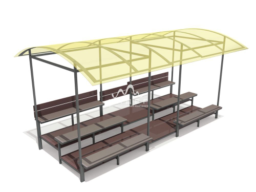 Трибуна открытая на 24 посадочных места 41005