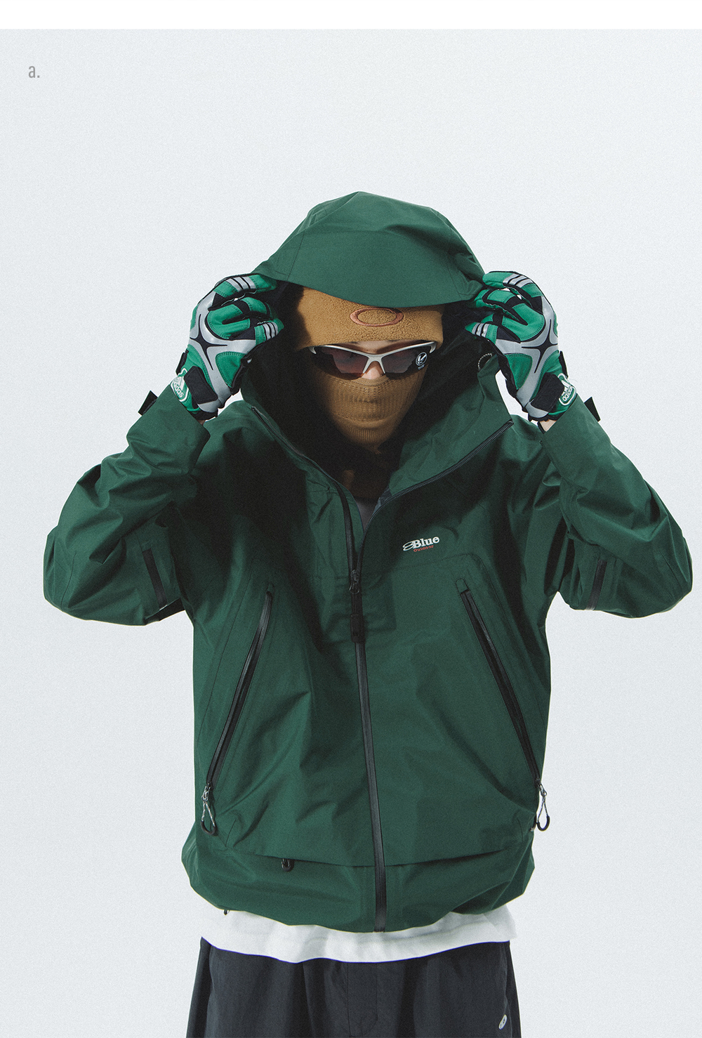Куртка Nothomme Blue Outdoor Hiking Green
