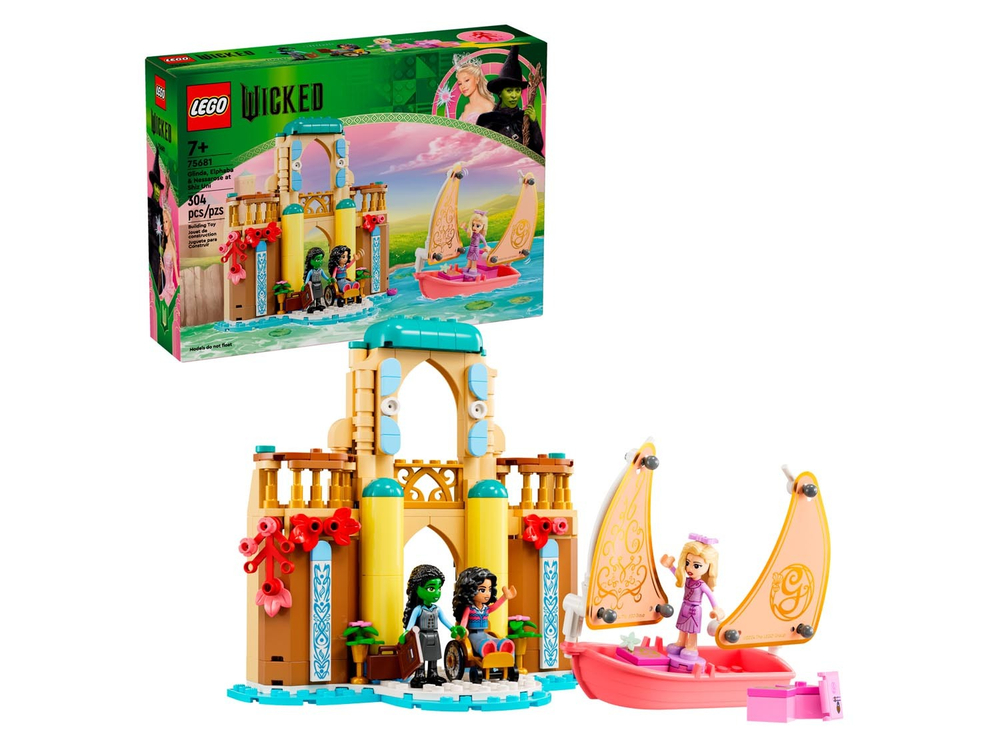 LEGO Wicked 75681 Глинда, Эльфаба и Несса Роуз в университете Шиз — коллекционный сет
