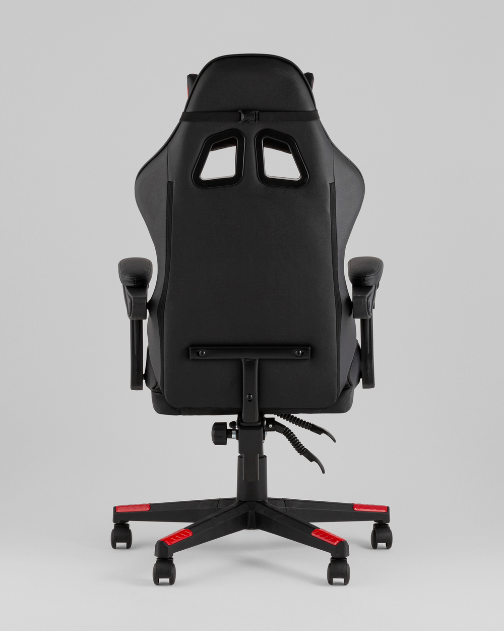 Кресло спортивное TopChairs Commander черно-красный