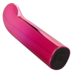 Розовый изогнутый мини-вибромассажер 12см California Exotic Novelties Glam G Vibe SE-4406-30-3