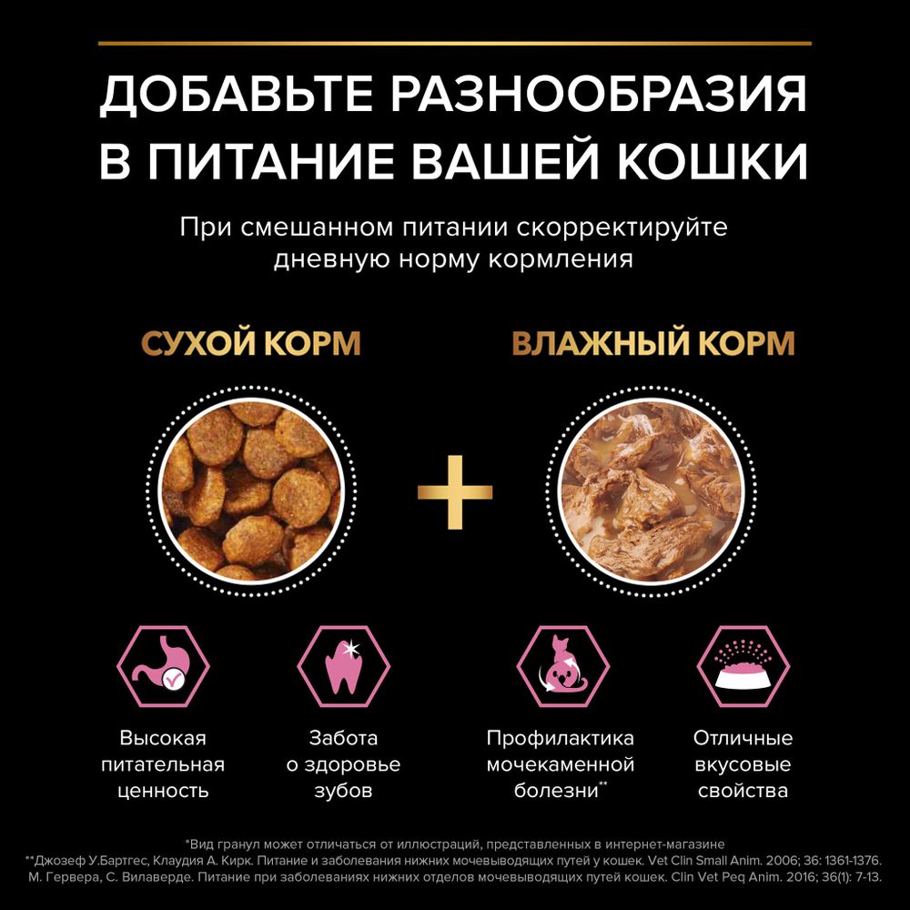 Сухой корм Pro Plan Sterilised для взрослых стерилизованных кошек с курицей