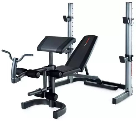 Силовая скамья для жима Weider Pro 490 DC - со стойками