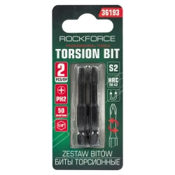 Биты торсионные, набор 2пр. RockFORCE RF-36193