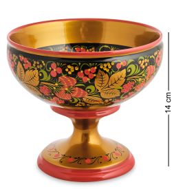 Народные промыслы ХЛ-061/2 Набор д/мороженного «Забава» (Хохлома)