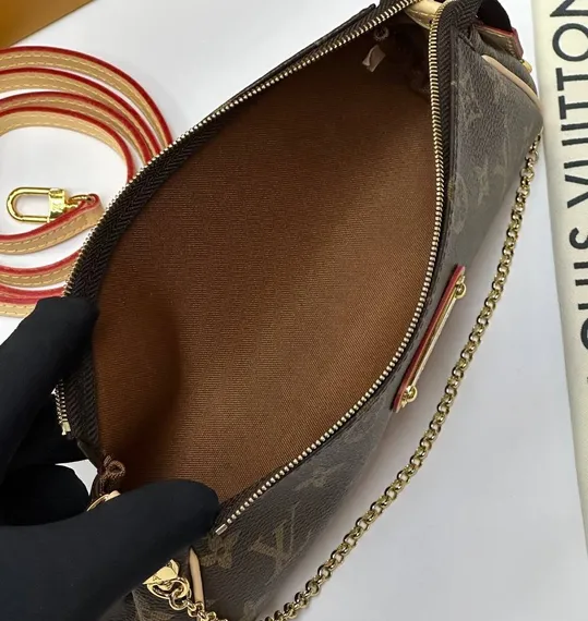 Клатч Louis Vuitton Eva, коричневый