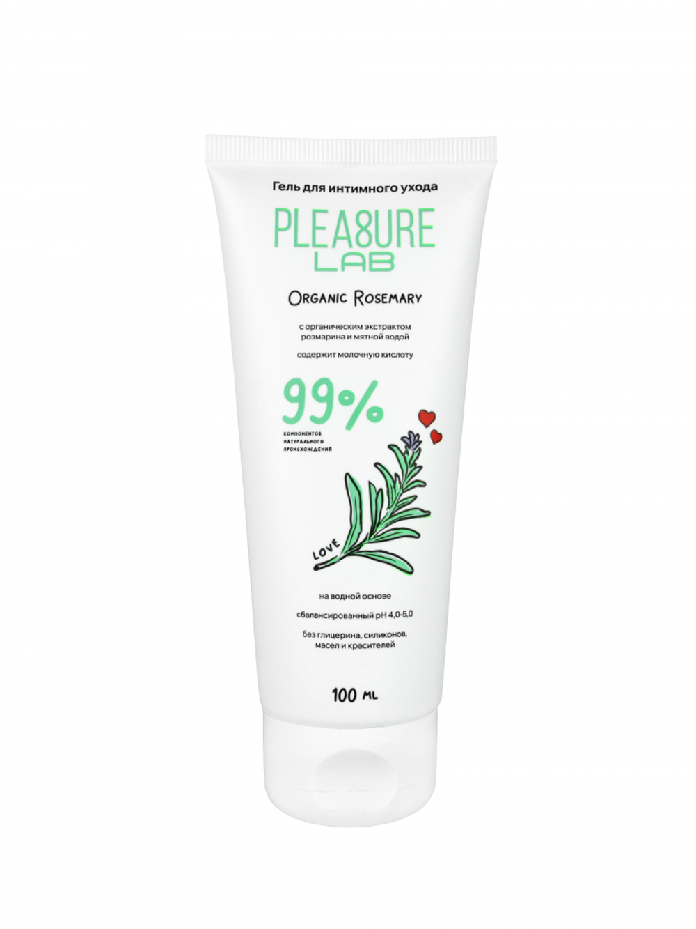 Сбалансированный лубрикант Organic Rosemary 100мл