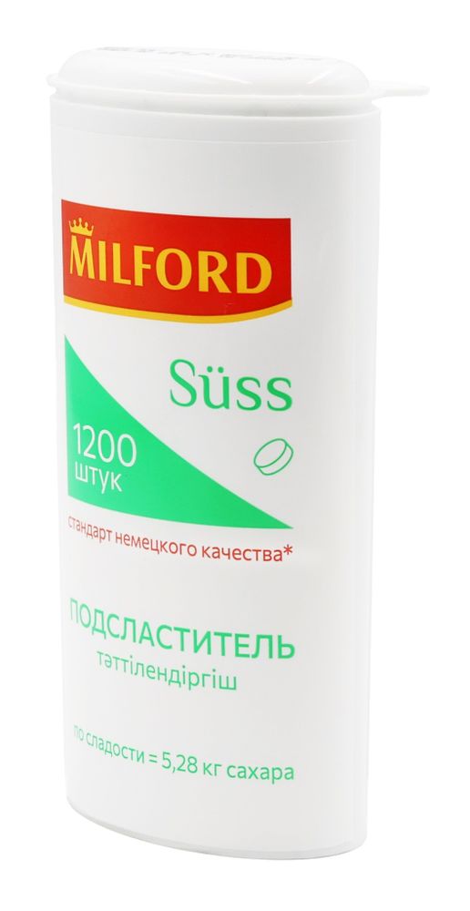 Сахарозаменитель MILFORD Suss, 1200 таблеток