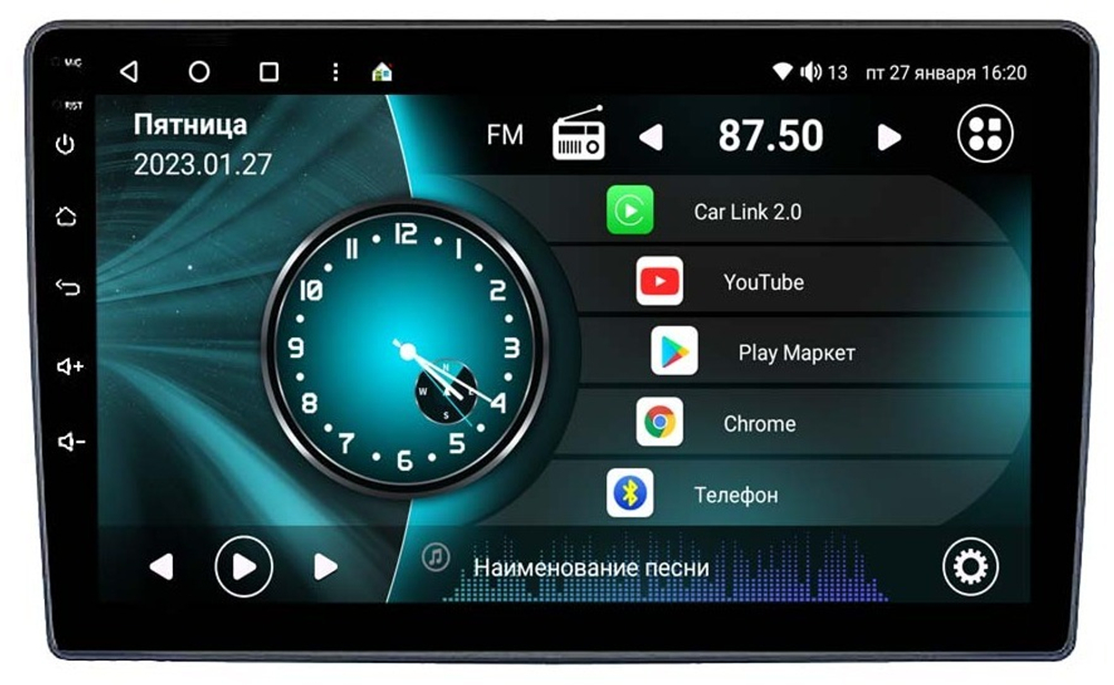 Магнитола для Ford Transit 6, C-Max, Kuga 1, Fusion и пр. - Vaycar VA17-0140 на Android 13, 8-ядер, 2Гб-32Гб, 4G SIM-слот