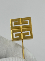 Брошь булавка Лого Givenchy 1978 год