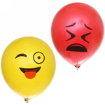 Воздушные шары 5 шт, 12»/25см «Эмоции»
