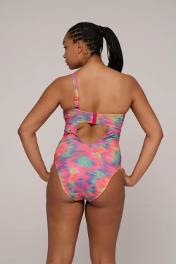PRIMADONNA Купальник асимметричный, радужный