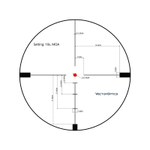 Оптический прицел Vector Optics Hugo 6-24x50 SFP (установка на Тигр, СВД, Вепрь 308 СОК-95 / Сетка VOI-10BDC / с подсветкой )